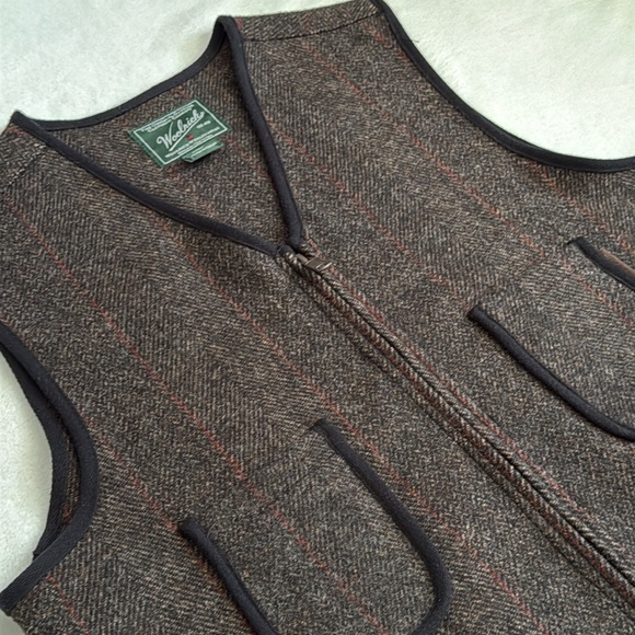 Woolrich | Woolen Mills Wool Hunting Utility Zip Front Vest with Pockets (M) - Picture 1 of 14